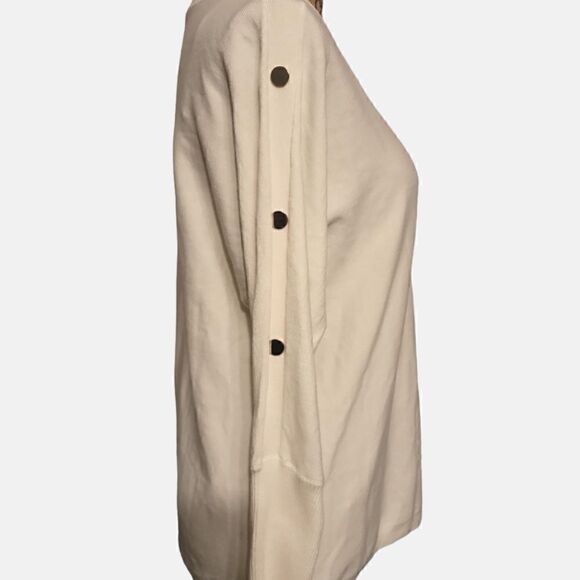 JONES NEW YORK Womens Beige Long Sleeve Boat Neck Wear Size M - Picture 4 of 5